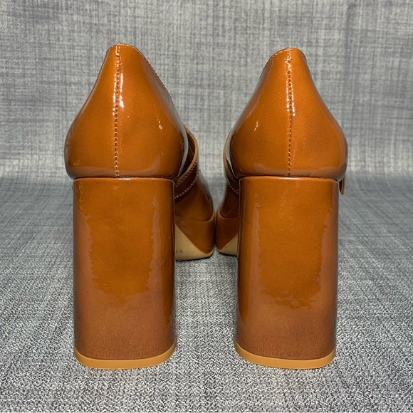 Elegant Brown Platform Heels - Picture 5 of 7